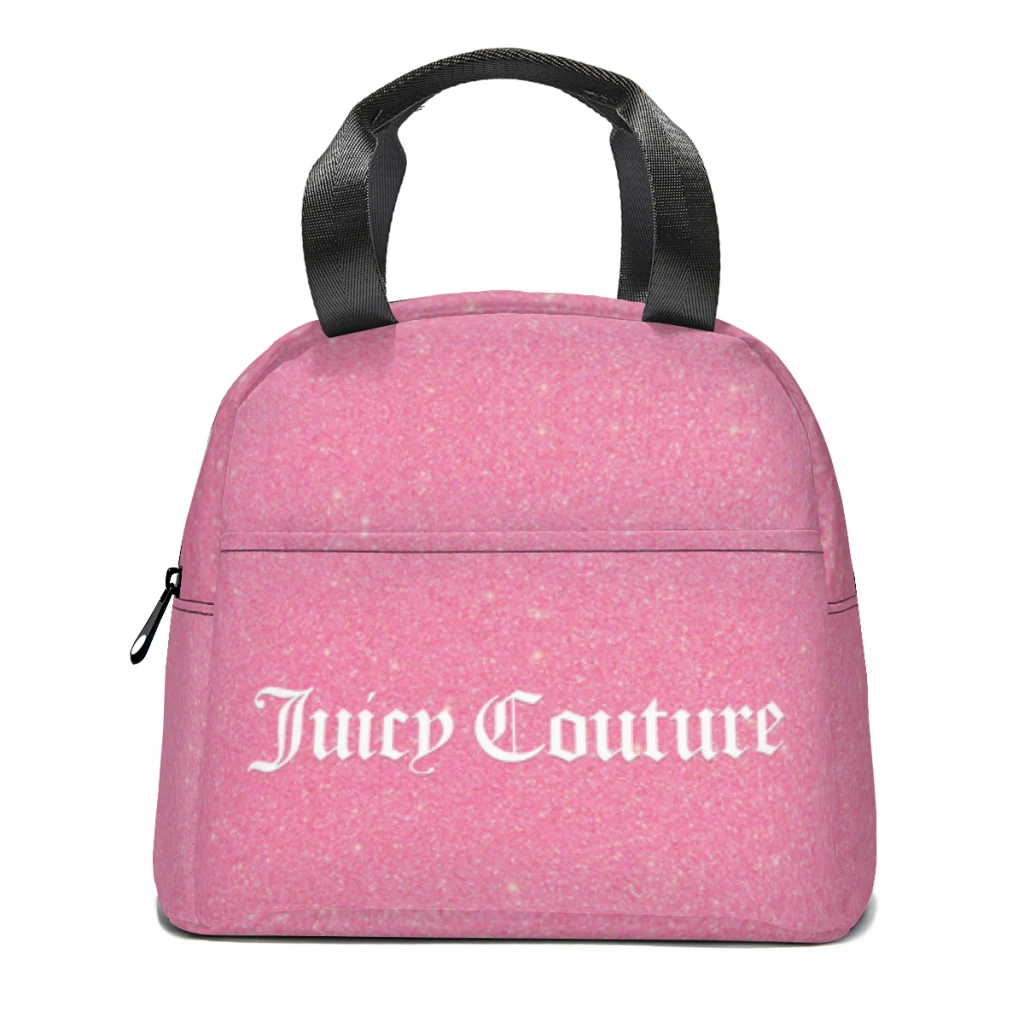 Fiambrera portátil de estilo Juicy Couture, fiambrera térmica para alimentos, duradera, con correa para el hombro, bolsa de Picnic, gran oferta