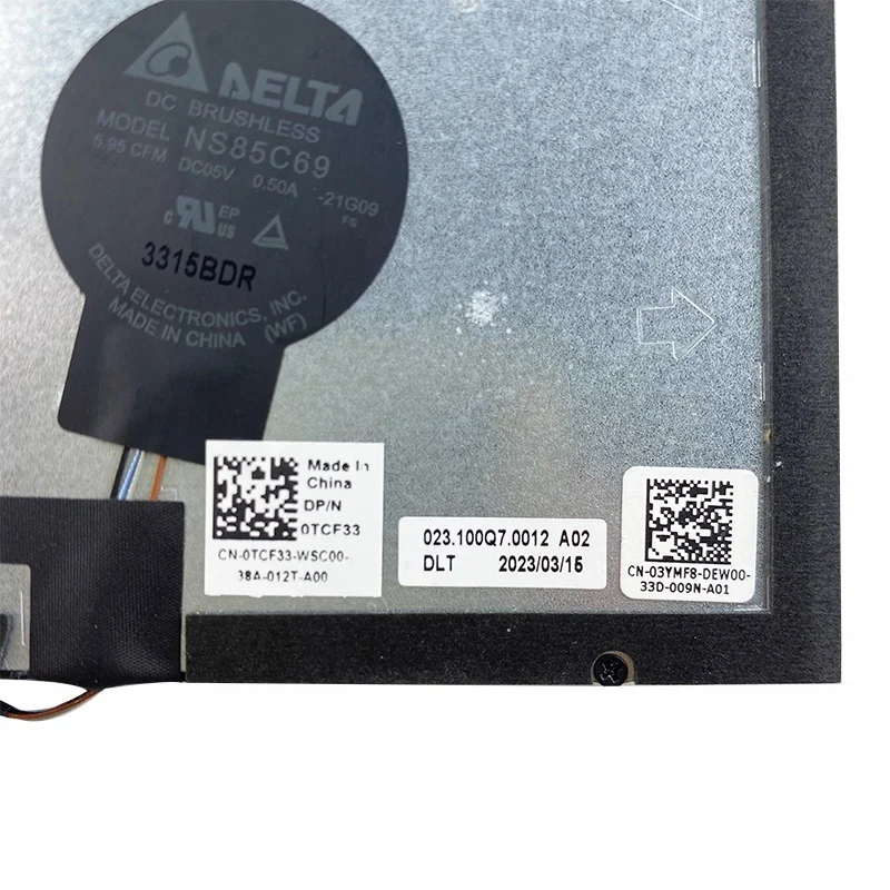 NEW ORIGINAL LAPTOP CPU Cooling Fan For Dell Latitude 5530 Precision 3570 0TCF33 03YMF8