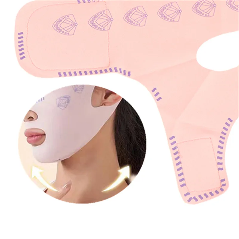 1 قطعة رفع حزام الوجه قناع حزام مرونة المضادة للتجاعيد يرفع أقنعة البيضاوية النحت قابلة لإعادة الاستخدام الخامس وجوه التخسيس الأشرطة العناية بالوجه #1