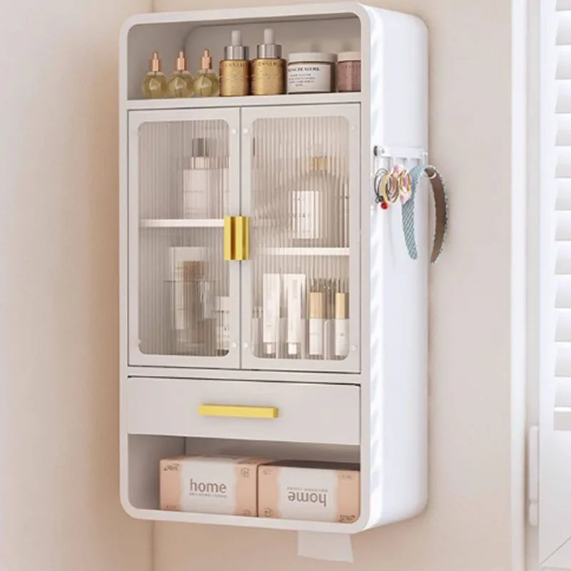 Wall Mirror Bathroom Cabinet Organizer Cheap Storage Vintage Professional Room Decor Cupboard Luxury Vestidores Unique Furniture