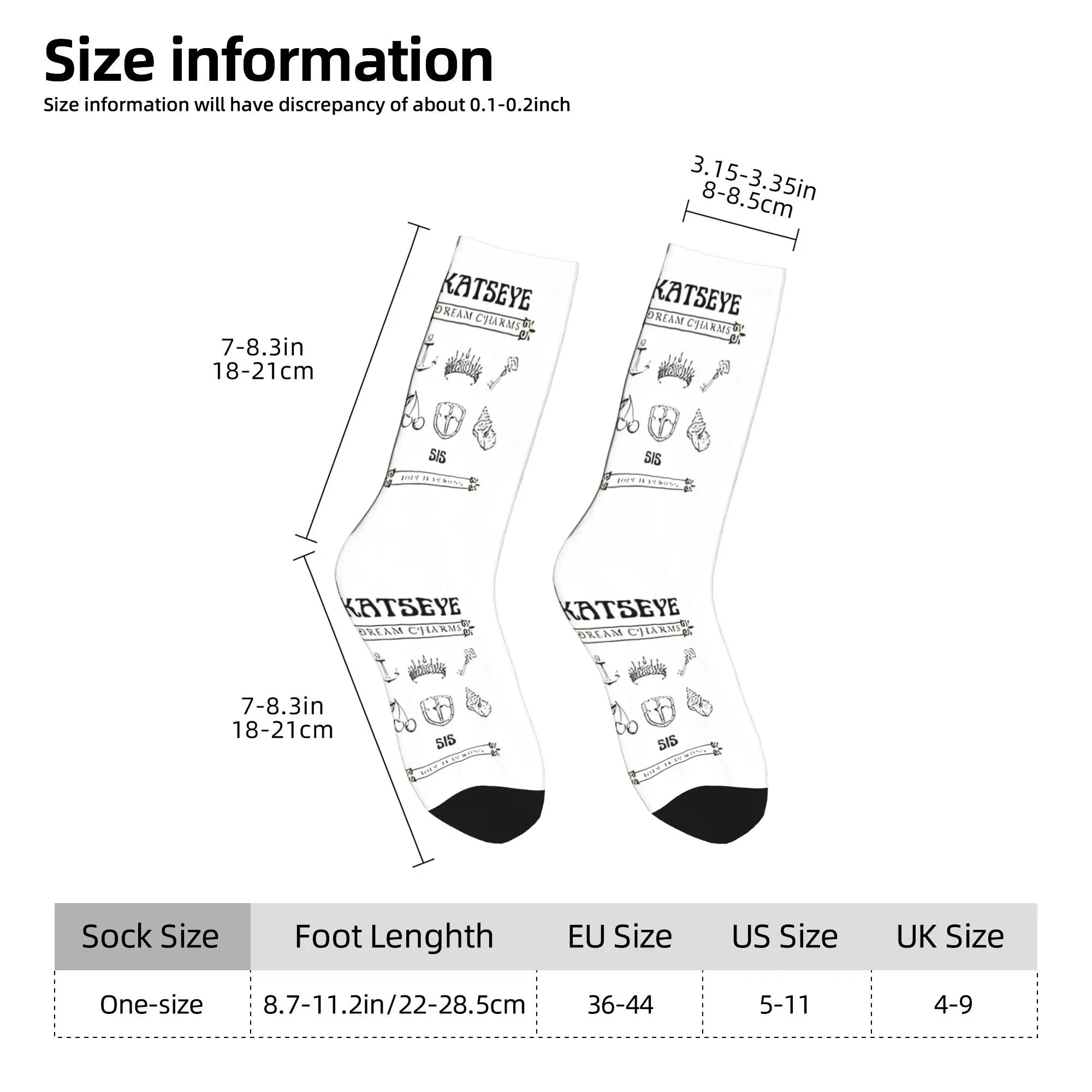 KATSEYE OT6 Dream Charms 2 Socks  Non-Slip Stockings Couple Breathable Running Sports Socks Winter Funny Design Socks