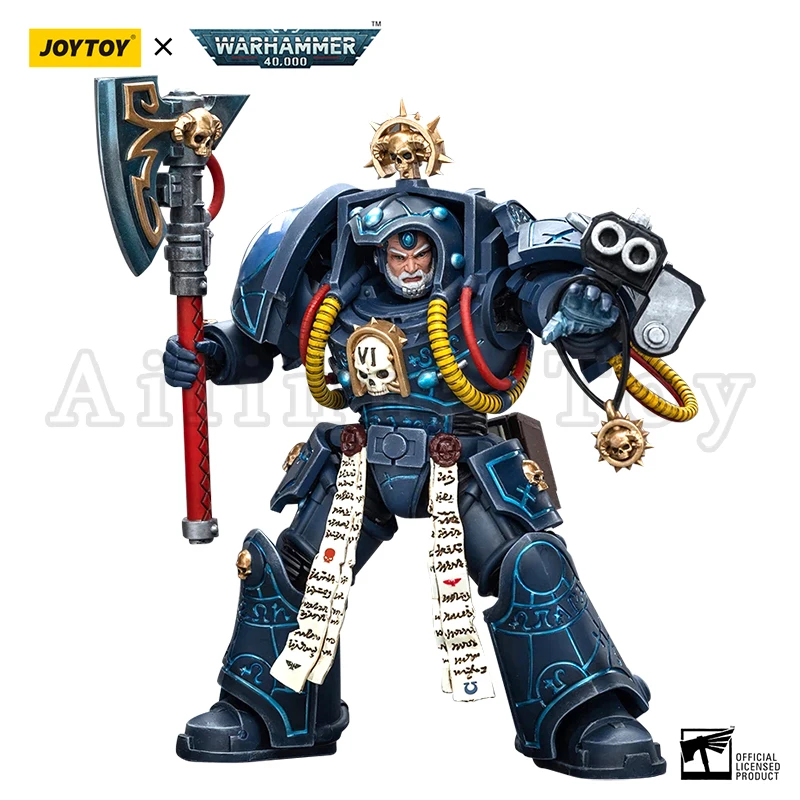 JOYTOY 1/18 Action Figure 40K Ultramarines Librarian in Terminator Armour Anime Model