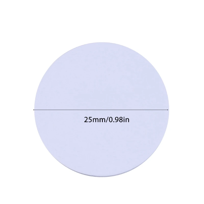 Tags Round Ntag 215 Label Round PVC Blank Cards Chips Ntag Tag 215 Diameter 25mm (0.98in)