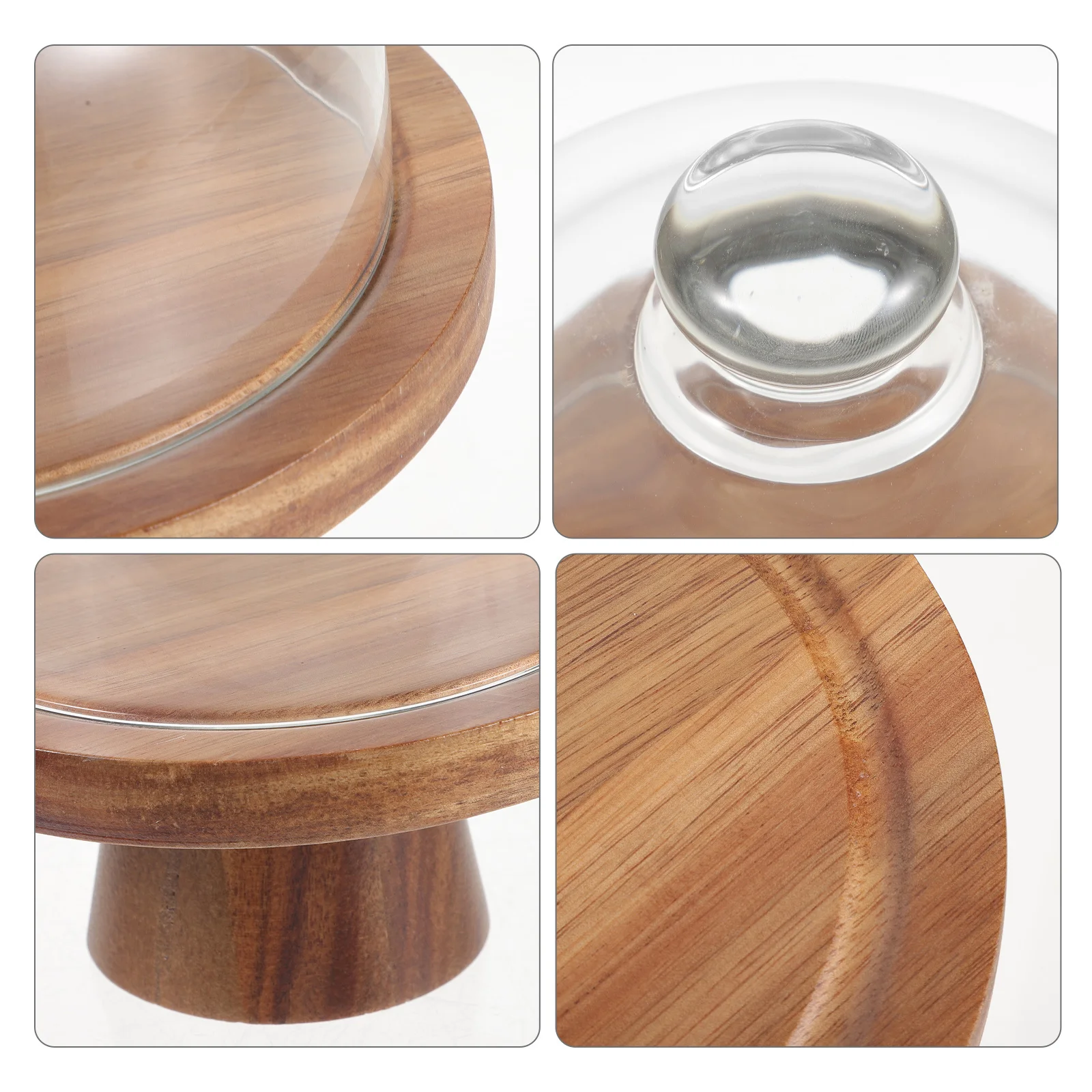

Stand With Dome Dessert Display Stand For Party Cupcake Holder Fruit Serving Bakery Cake Display Tray Bakery Cake Tray