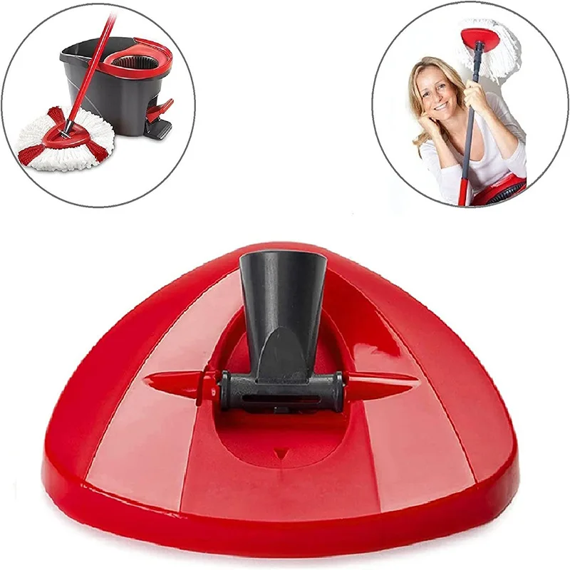 Cabezal Base de repuesto para fregona giratoria Vileda EasyWring Turbo 2 en 1, disco de cabeza giratoria triangular, pieza de accesorios de disco de caja Base