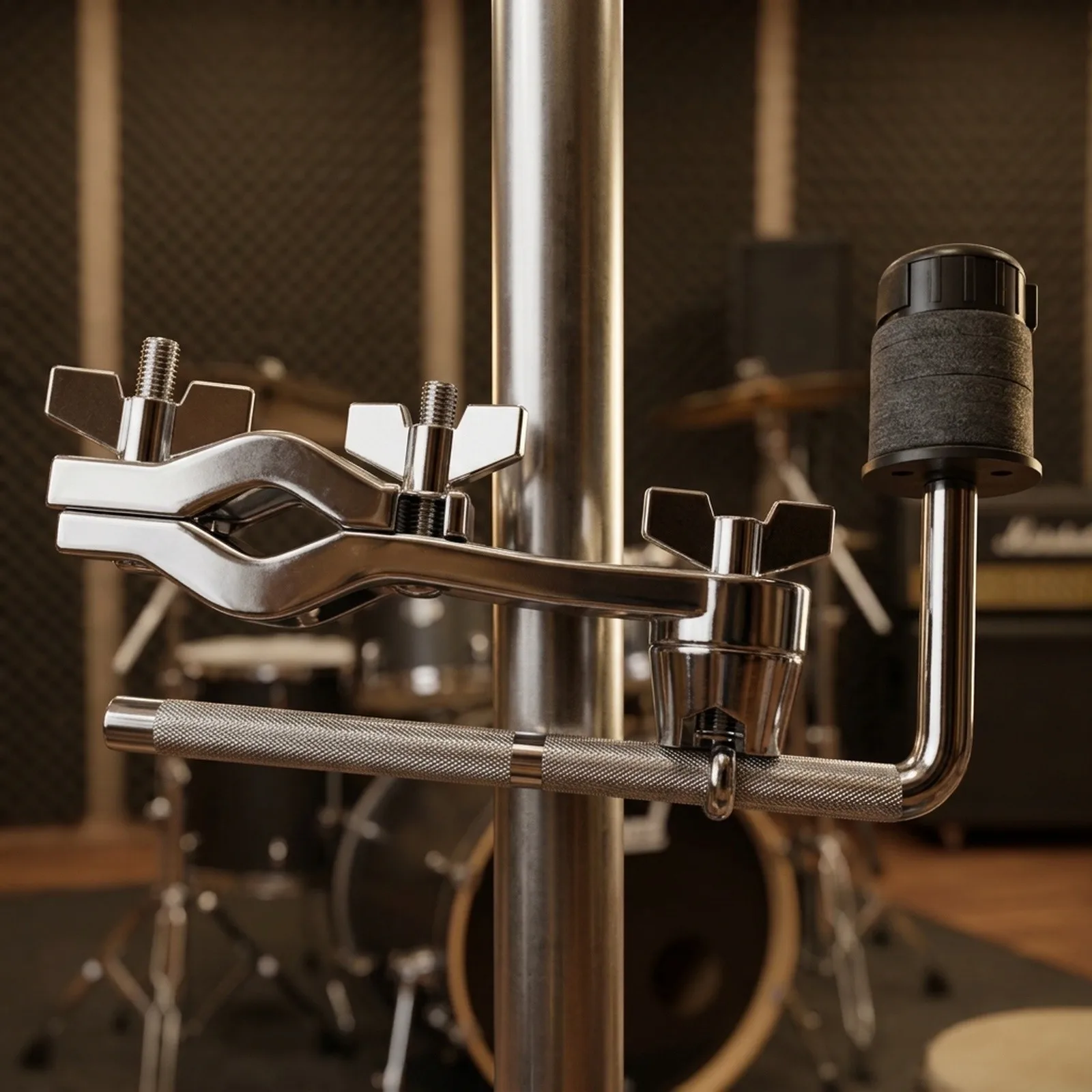 Adjustable Drum Clamp Metal Clamp Drum Set Clamp Easy Installation Flexible Configuration For Musical Performance