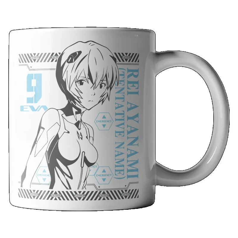NEON GENESIS EVANGELION Ayanami Rei Asuka Langley Soryu cartoon cute ceramic mug couple home coffee cup exquisite birthday gift - view 4