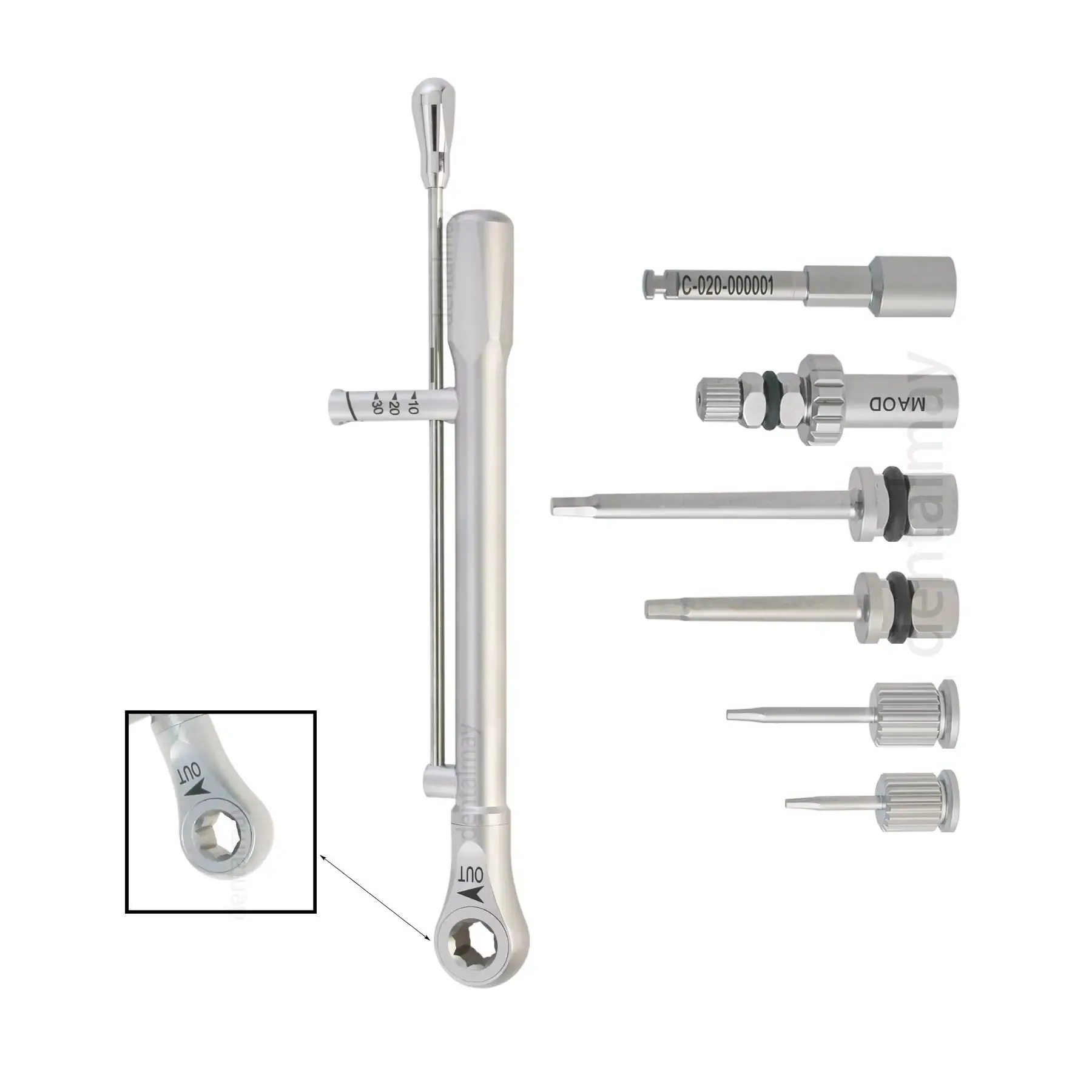 

Динамометрический ключ для восстановления имплантатов, ручная отвертка, шестигранная 1,2 Multi ABT, совместимая с Hiossen