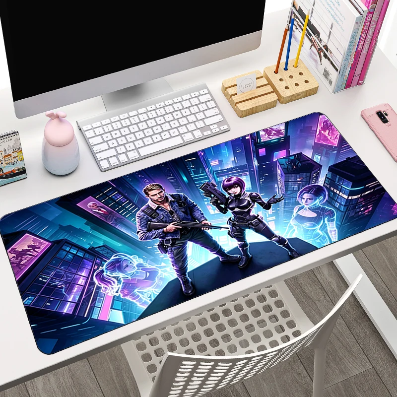 Colorful Mouse Pad Smooth Office Desk Mats Large Gaming Accessories G-Ghost in the Shell Anime MousePads Game Laptop Mousepad