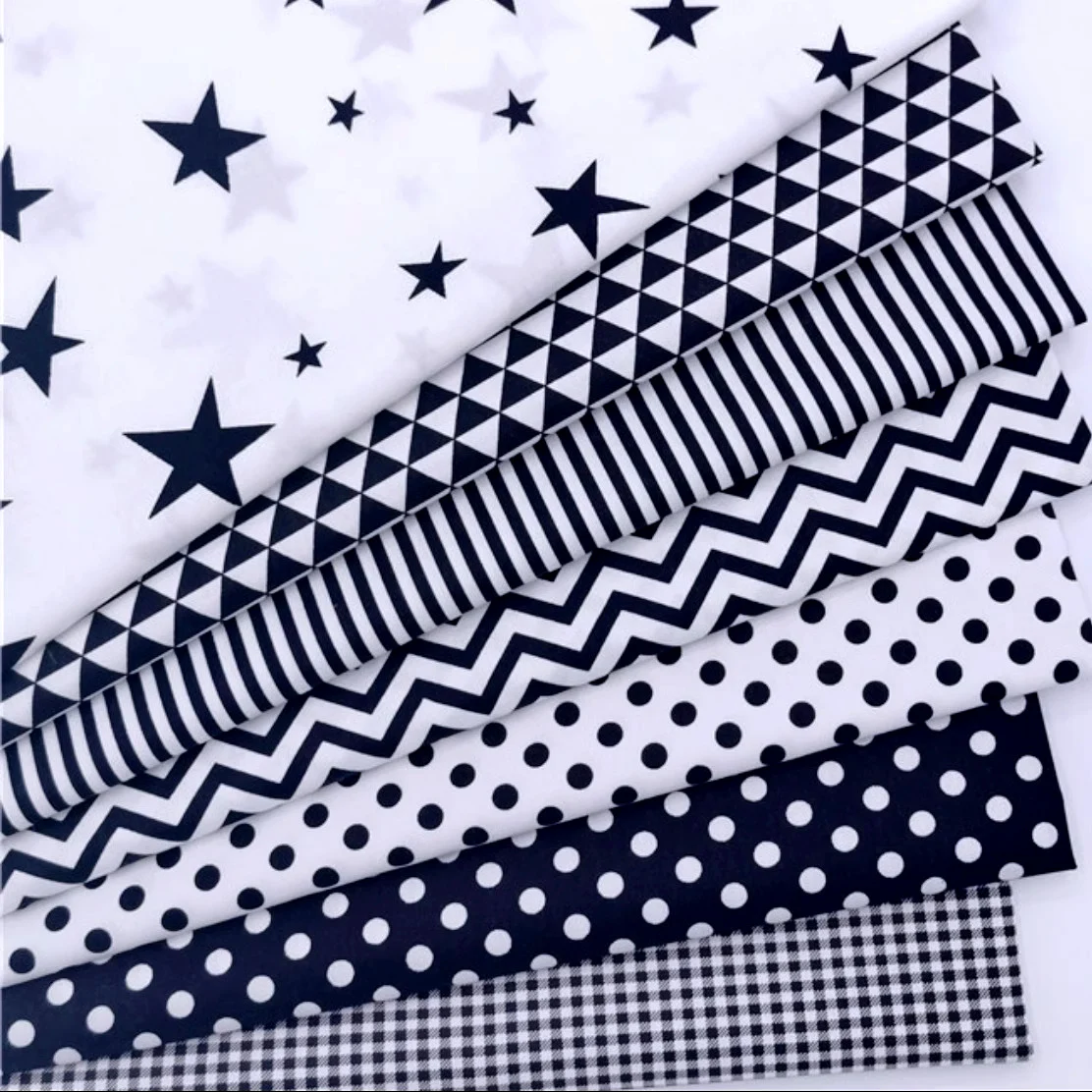 Pontos Impresso 100% Algodão Tecido, DIY Patchwork Quilt Pano, Folha De Cobertor De Cama, Decoração De Travesseiro, Quilt De Gordura, Tilda, Por Metro