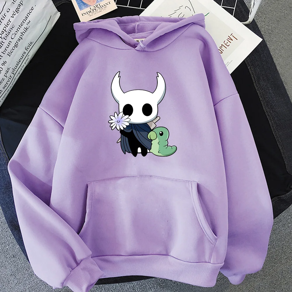 Hollow Knight Popular Character Print Hoodie Autumn Casual Sweatshirt Women/men Cute Anime Clothes Comfortable Regular Pullovers