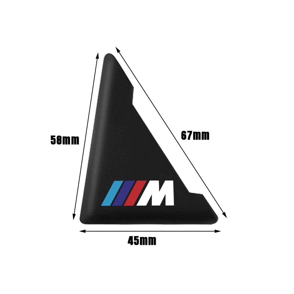 실리콘 자동차 문짝 코너 충돌 방지 커버 스티커, BMW M 퍼포먼스 X1 X5 X6 E90 F11 G30 W222 E39 E60 액세서리, 2 개