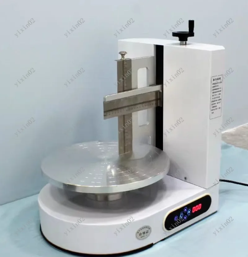 Semi-Automatic round Birthday Cake Cream Spreader Tabletop Icing Coating Machine - Kitchen Baking Tool for Home Use