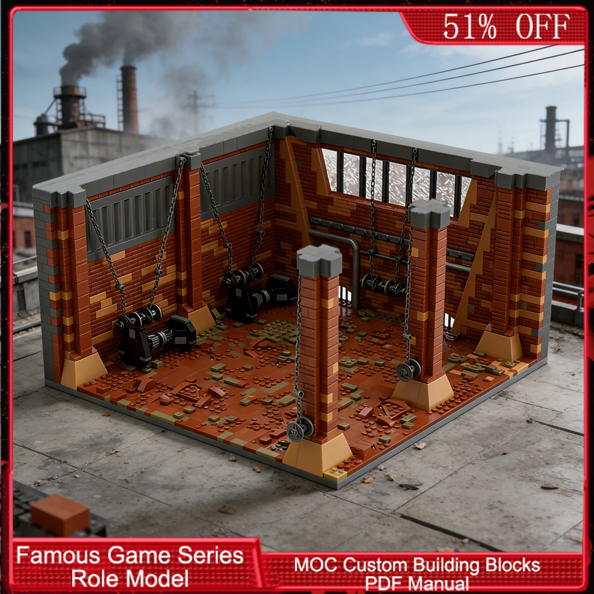 

2757 PCS Construction Scrapyard-MeetingonJunkhold MOC Customize Modular Building Block Design Technology DIY Toy Birthday Gift