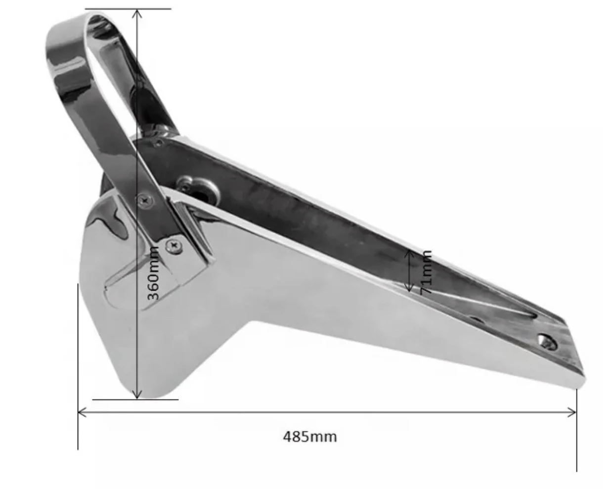 STLF Factory Direct Sales Boat Accessories Marine Hardware  Marine Stainless Steel Heavy Duty Anchor Bow Roller