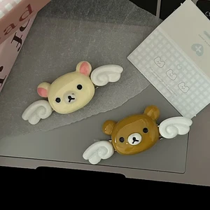 Kawaii Rilakkuma Malaikat Rambut Klip Kartun Bersayap Beruang Kecil Poni Sisi Klip Gadis Jepit Rambut Rambut Aksesoris Hadiah 10 aksesoris rilakkuma penjualan terbaik - №