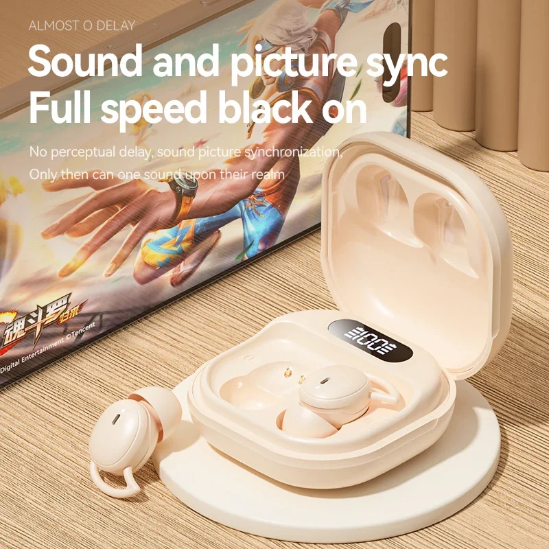 

XIOLI M72 Earphones Wireless Bluetooth 5.4 HiFi Sound Sport Earphones TWS Noise Reduction Headphones With Mic for Home Work