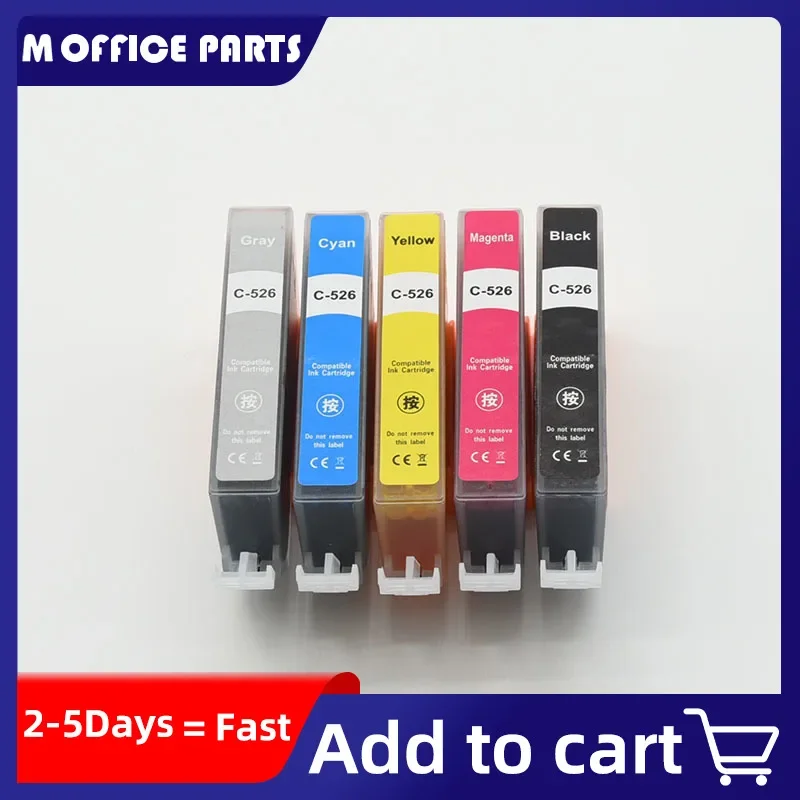 PGI-525 CLI-526 para canon pgi 525 cli 526 cartucho de tinta para canon pixma ip4850 mg5150 mg5250 mg6150 mg8150 mg5350 mg6250 mg