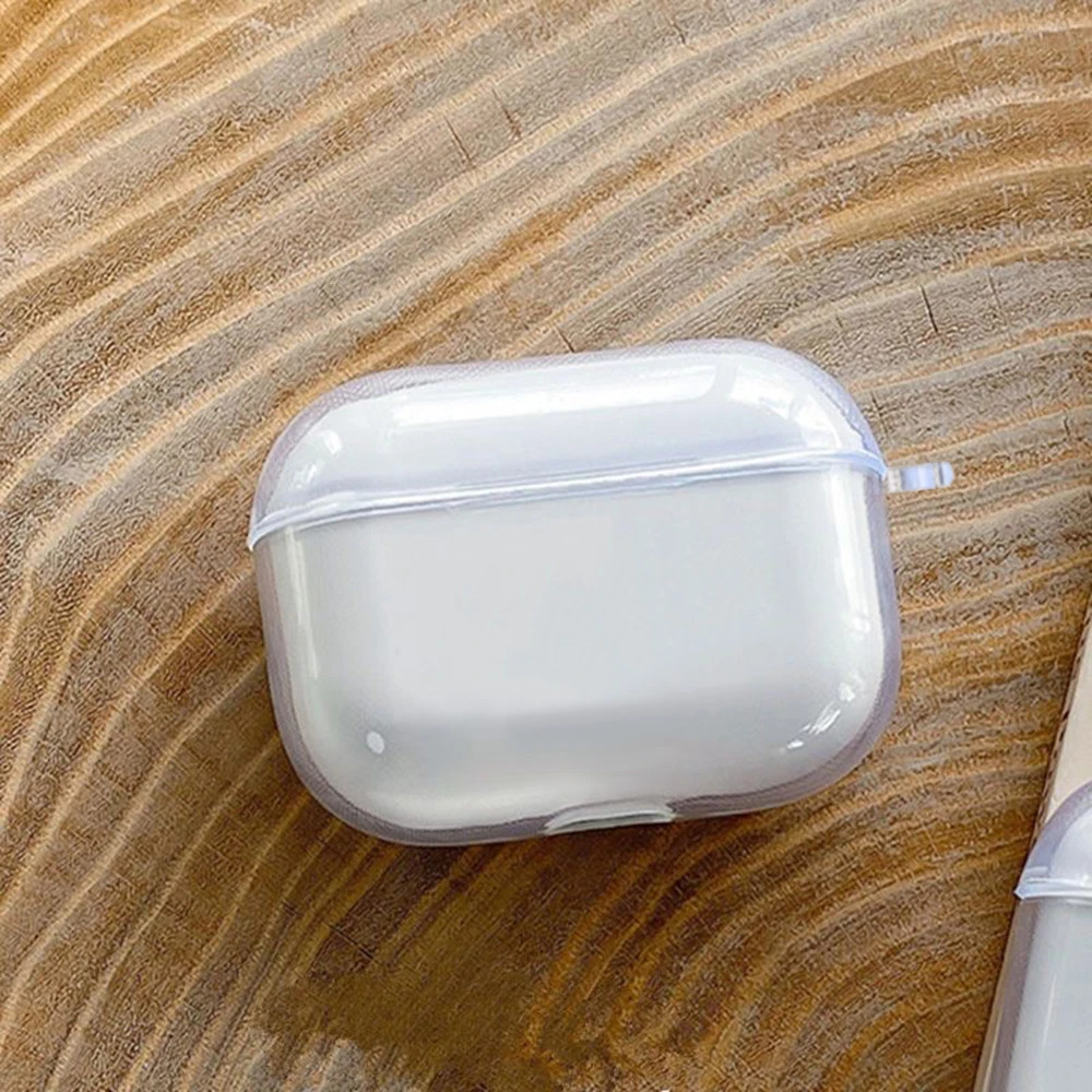 Klare, weiche TPU-Kopfhörerhülle für Airpods Pro 3 Pro 2 Pro, stoßfest für Airpods 4 3 2 1, Bluetooth Wireless Kopfhörerhülle, einfarbig – Detail 5