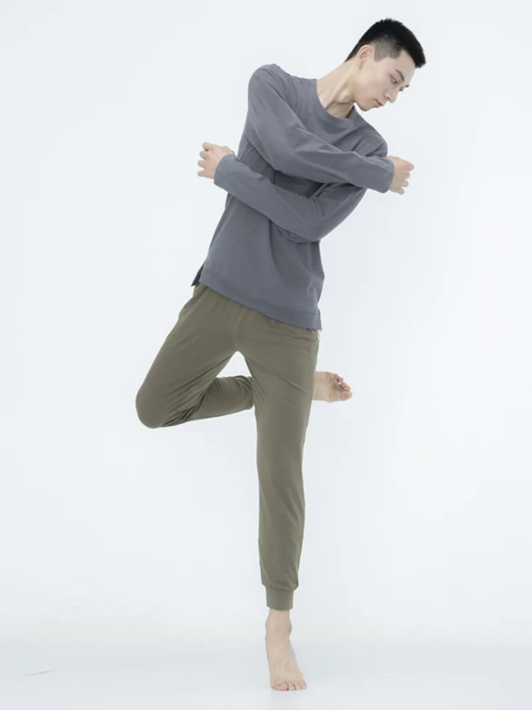 สตรีคลาสสิกเต้นรําเอวสูงแครอทกางเกงธรรมดาสี Slim Tapered ขา Dancewear กางเกงสําหรับสตูดิโอฝึกซ้อมและเวที