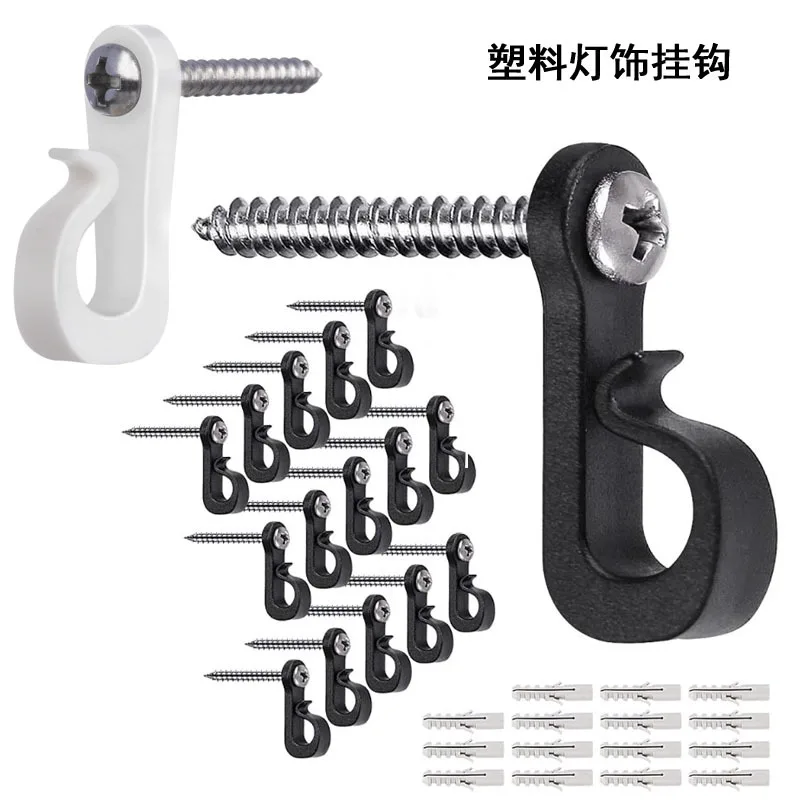 Hook Lighting Hook, Plant Hanging Basket Wall Screw-in Hook String Light Accessories