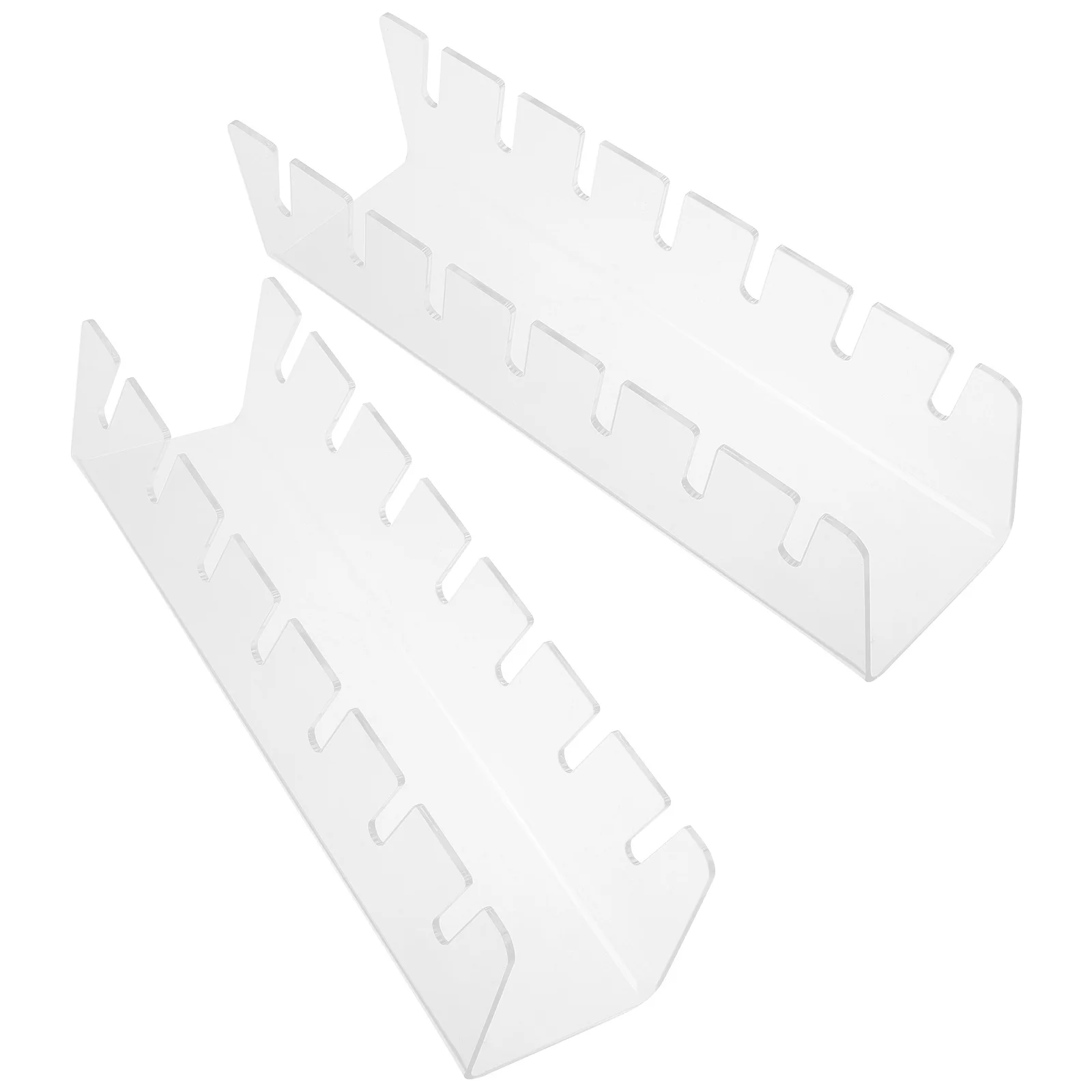 

2Pcs Baseball Hat Organizer Clear Plastic Hat Rack No Install Space Saving Display Stand for Closet Bedroom Office Storage