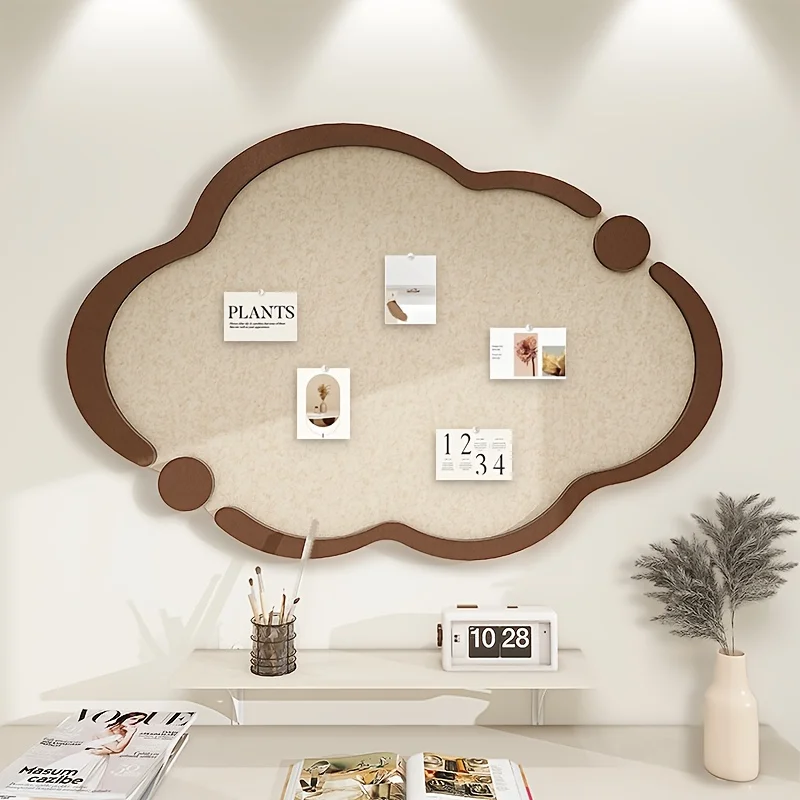 Creative Cloud-Shaped Photo Wall Background Board Message Board Photo Decoration Display Wall Suitable for Home Decoration