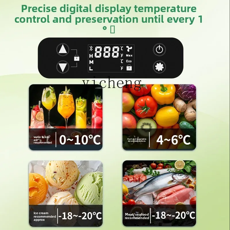 XL car refrigerator 12v24v car and home dual-purpose compressor made of refrigerated truck