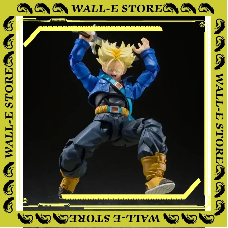 En Stock Bandai Original Dragon Ball Z S.H.Figuarts Super Saiyan Trunks el niño del futuro figura de Anime juguetes en caja modelo