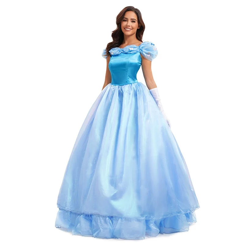 مجموعة أزياء الهالوين سندريلا برينك دكتور فيري تي ملابس أداء المسرح ay Fairy T Princ ملابس نسائية