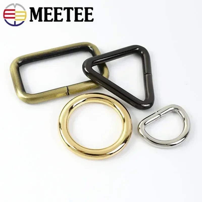 5/10Pcs 20-38mm Metal Buckles For Bag Strap Belt Dog Collar O D Ring Clasp Key Chain Hooks Snap DIY Leather Craft Accessories