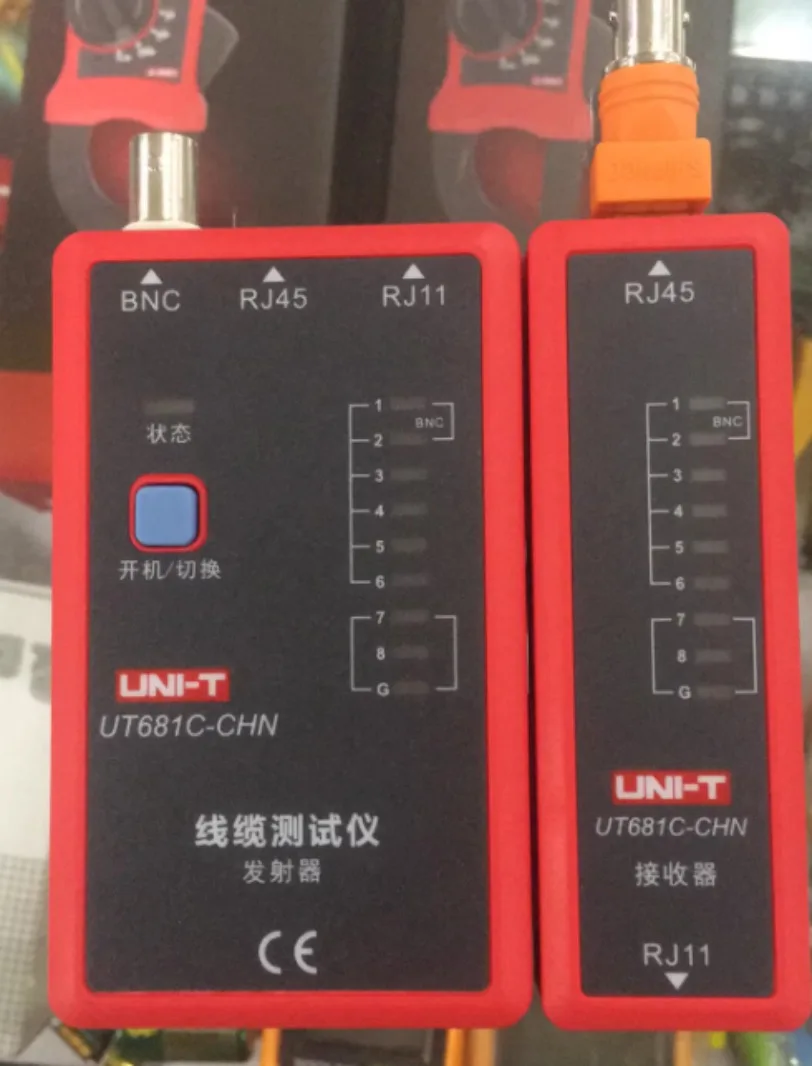 1pc UNI-T UT681C UT681C-CHN Cable Tester Series Handheld Cable for RJ45/RJ11/BNC *SY