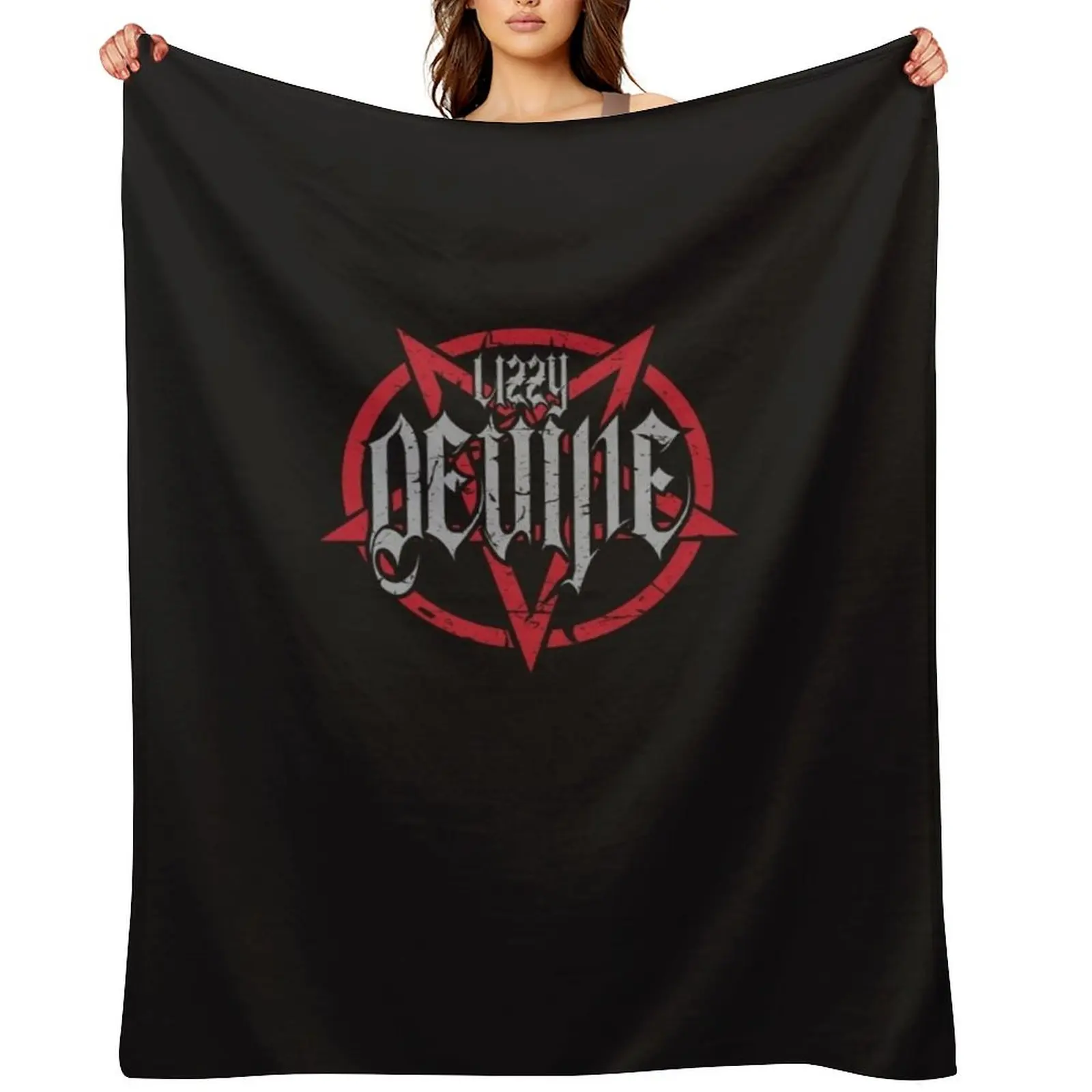 

Lizzy Devine - Pentagram Logo Essential T-Shirt Throw Blanket Furry Personalized Gift warm for winter Sofas Blankets