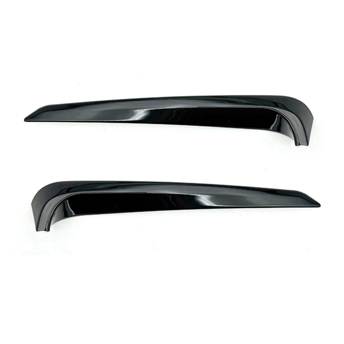 Car Glossy Black Front Fog Light Lamp Cover Trim Molding Bezel Garnish Sticker for Nissan Serena C27 2020-2022