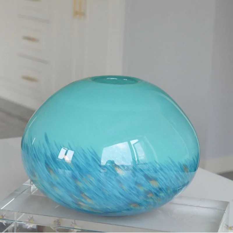 

Vase ornament, living room flower arrangement water maintenance, entrance TV cabinet, creative high-end decoration