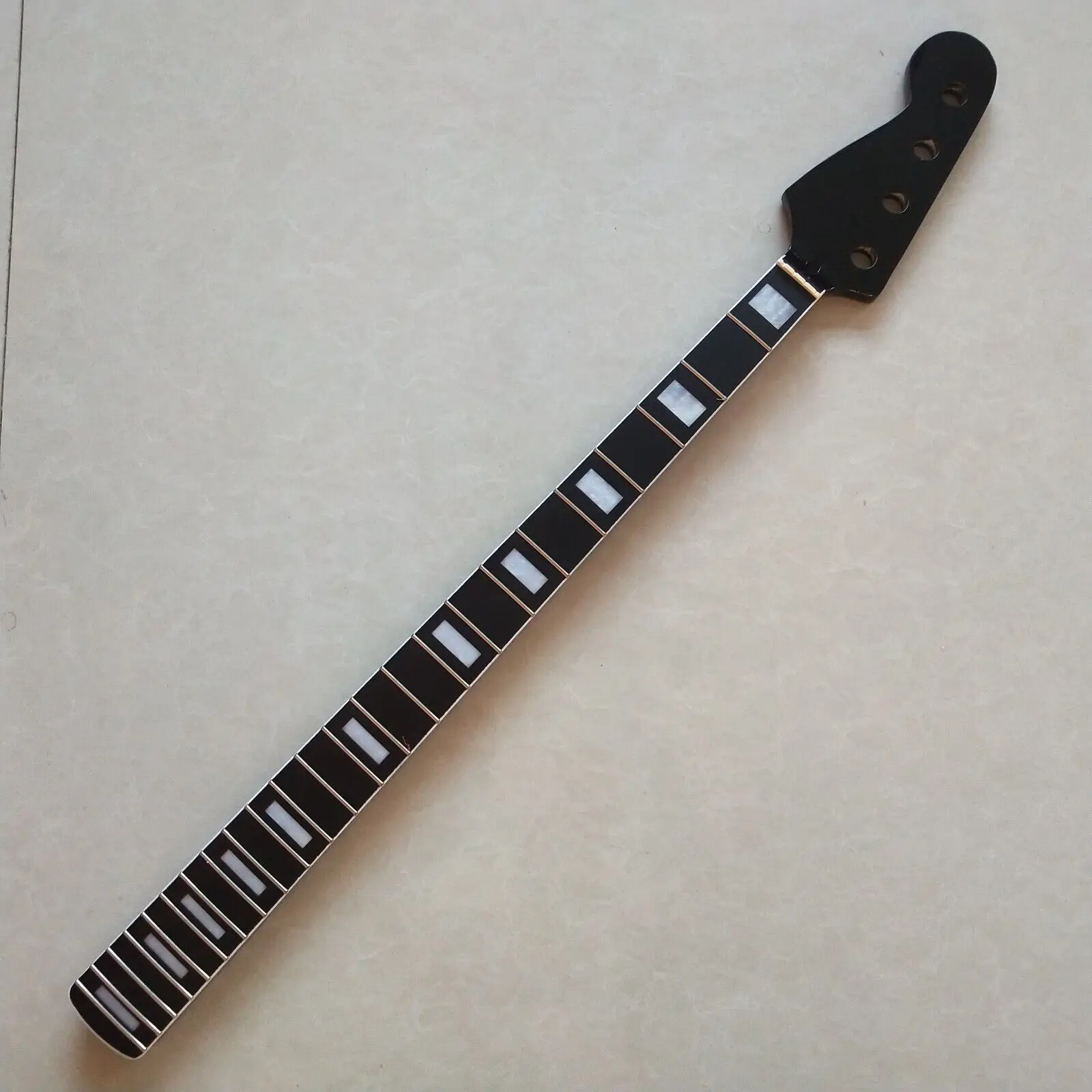 Black Maple Reversed head 4 String Bass Guitar Neck 24 frets Rosewood Fretboard