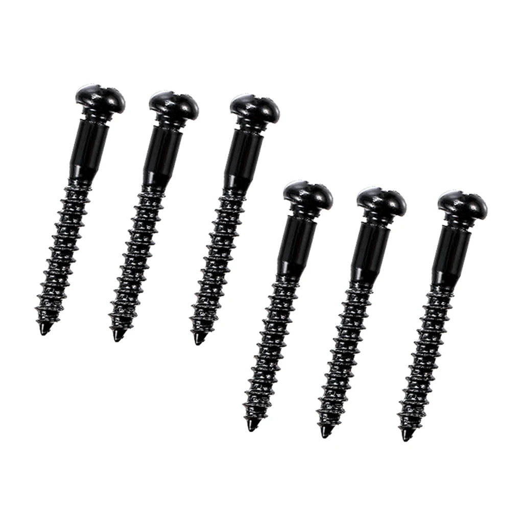 

Винты моста тремоло из нержавеющей стали для электрогитары в стиле PRS (набор из 6 шт.)