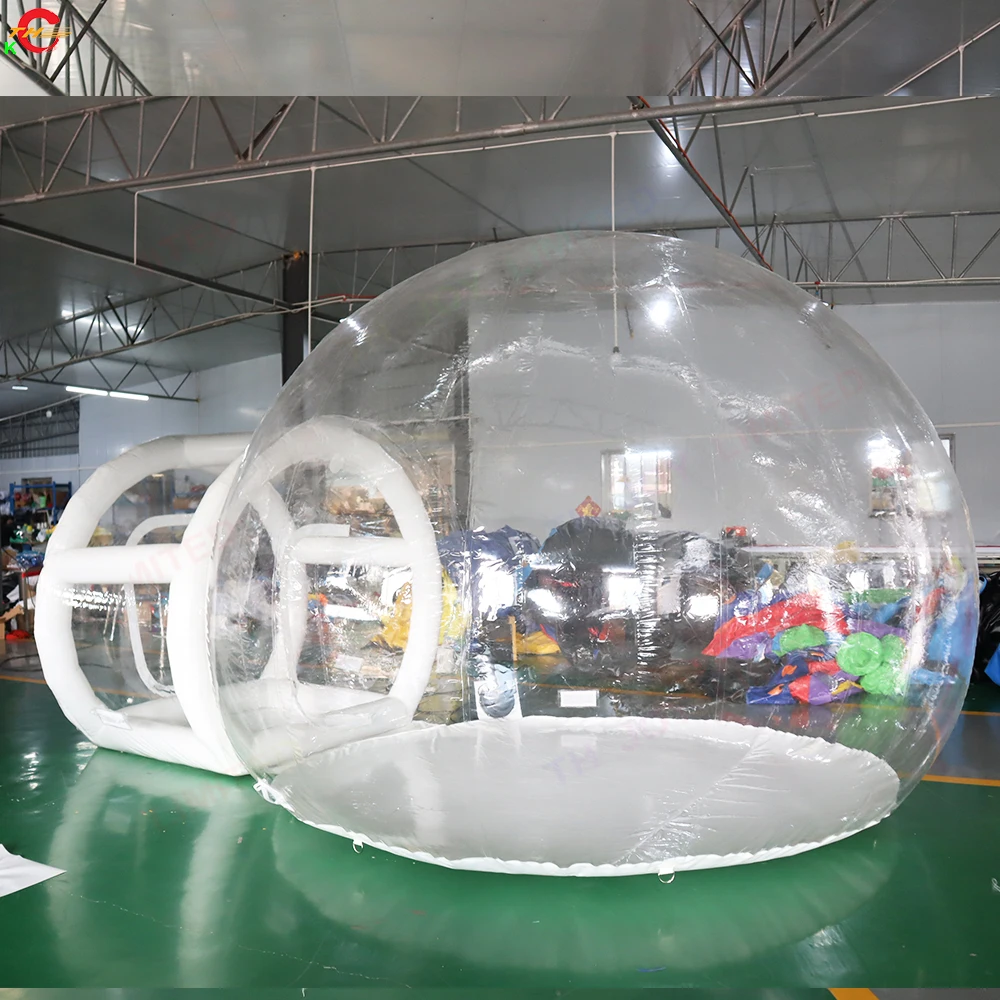 3m/4m Durchmesser aufblasbares Bubble House 5m Bubble Zelt mit Tunnel Hüpf burgen Karneval Spielzeug zu verkaufen