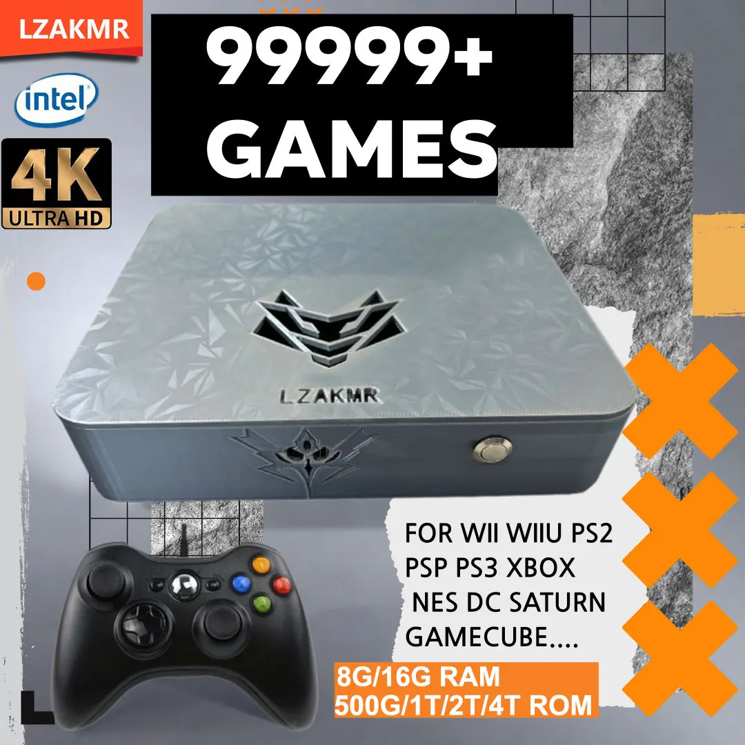 

Игровая приставка Dual System NEW AK1 CPU-I5 6600 с 99999+ играми, 8/16 ГБ ОЗУ, 2/4 ТБ памяти, для PS2, PS3, WII, SS, NGC, Sega Saturn, Retro, Intel