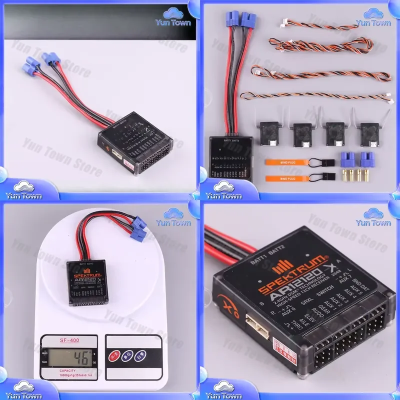 for AR12120 12-channel DSMX DSM2 receiver with 4 satellites SPMAR12120 for model aircraft RC drone quadcopter open source