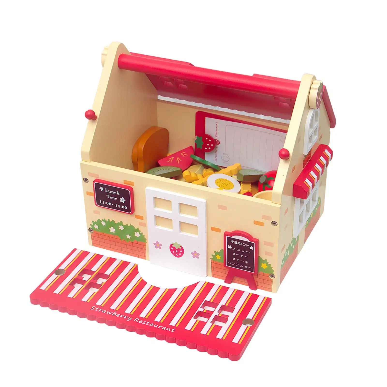 Jouets alimentaires avec étui de rangement, jouets d'apprentissage alth