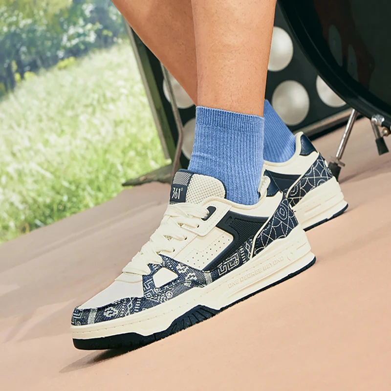 Мужские туфли для доски 361 градус, новые весенние удобные универсальные дышащие мужские кроссовки для отдыха, противоскользящие мужские кроссовки на толстой подошве 672516613