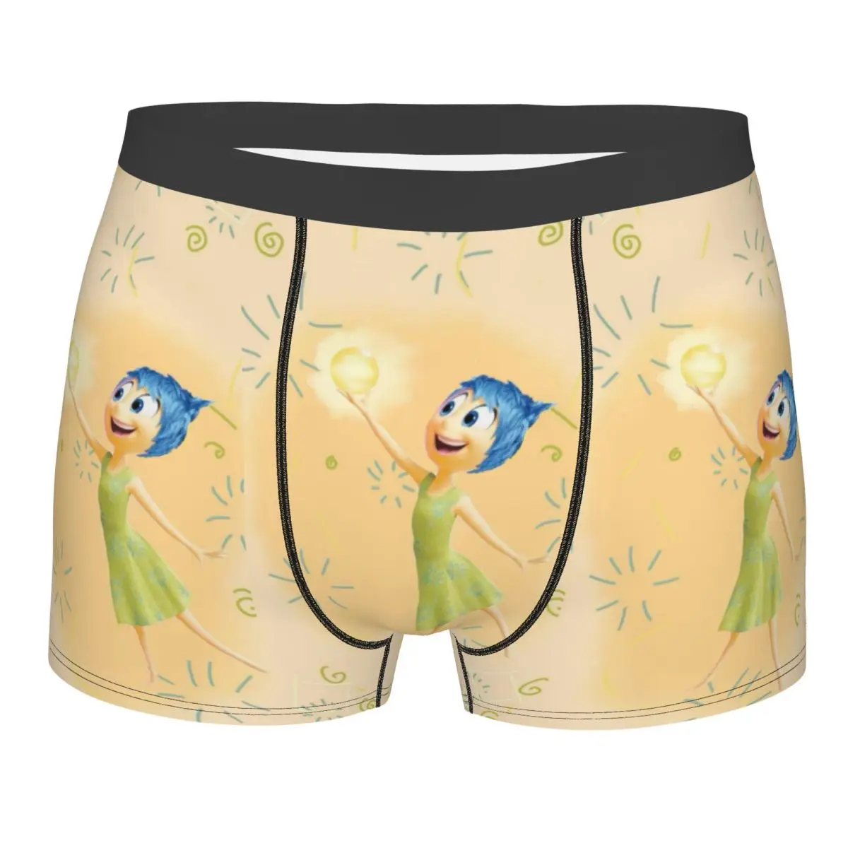 

Нижнее белье с героями мультфильмов на заказ, мужские шорты-боксеры с принтом, трусы, дышащие трусы