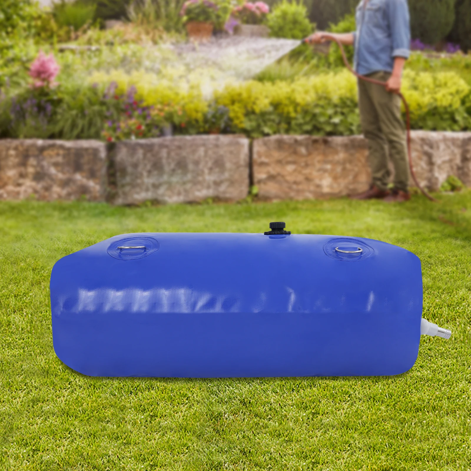 110/240L Wasserspeicherblase PVC faltbare Wasserblase Aufbewahrungsbehälter für Temperatur -40-80 ° C Feuerfest, verschleißfest – Detail 1