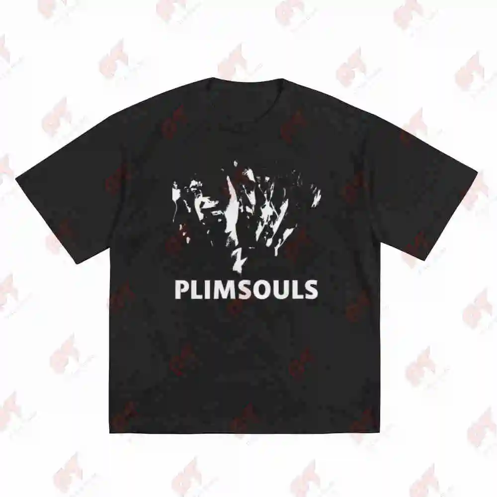 The Plimsouls Powerpop Nerves Short Sleeve Tee 100% Cotton T-Shirt