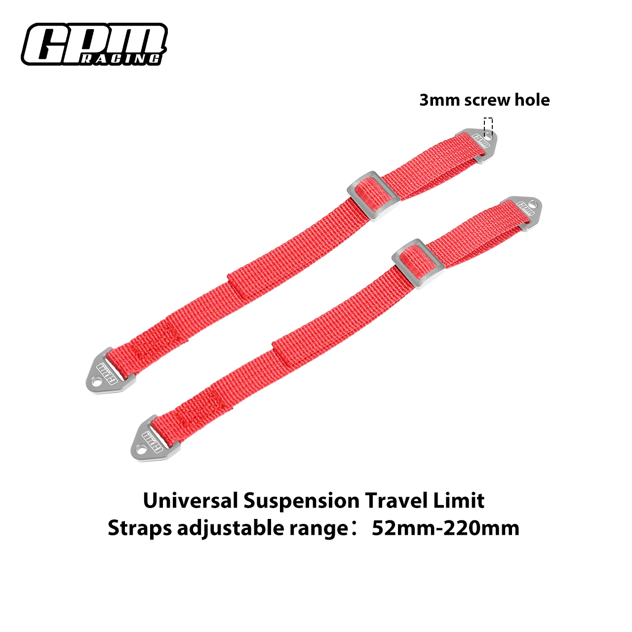 GPM Suspension Travel Limit Strap LOSI 1/8 LMT Baja Rey 1.0/2.0 UDR RBX Rock Rey