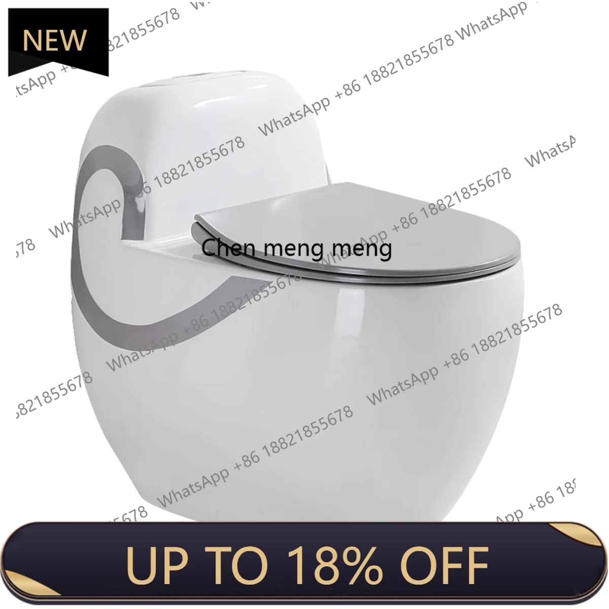 

Z189 Cute colored toilet siphon type conch type toilet pumping ceramic bathroom deodorant