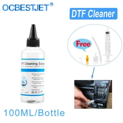 100ml dtf Tinten reiniger Reinigungs lösung Flüssigkeit für dtf (Direct Transfer Film) Drucker Druckkopf rohr reinigung