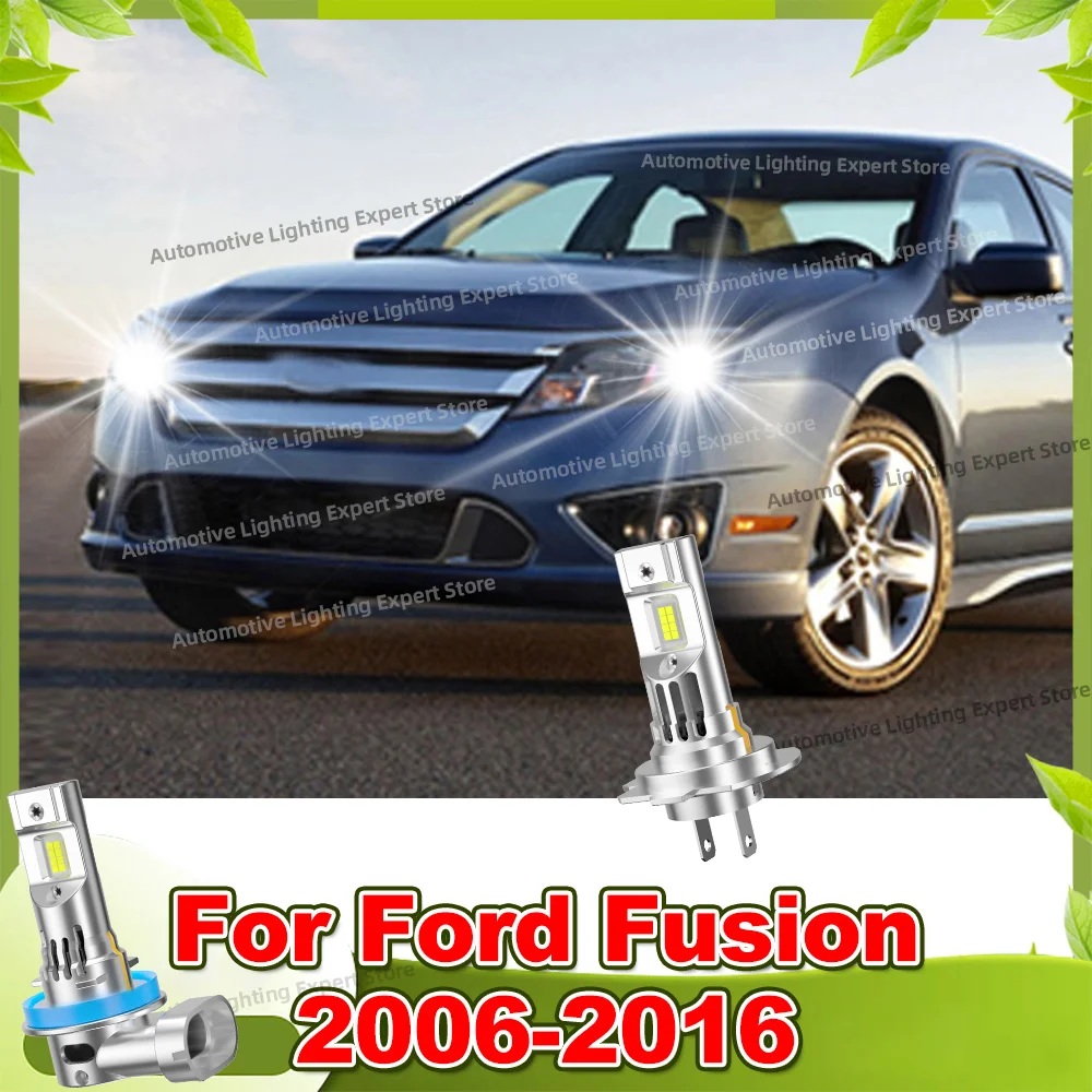 

2/4Pcs LED Canbus Headlight Bulb 6000K Lamp Plug and Play For Ford Fusion 2006-2016 2009 2010 2011 2012 2013 2014 2015