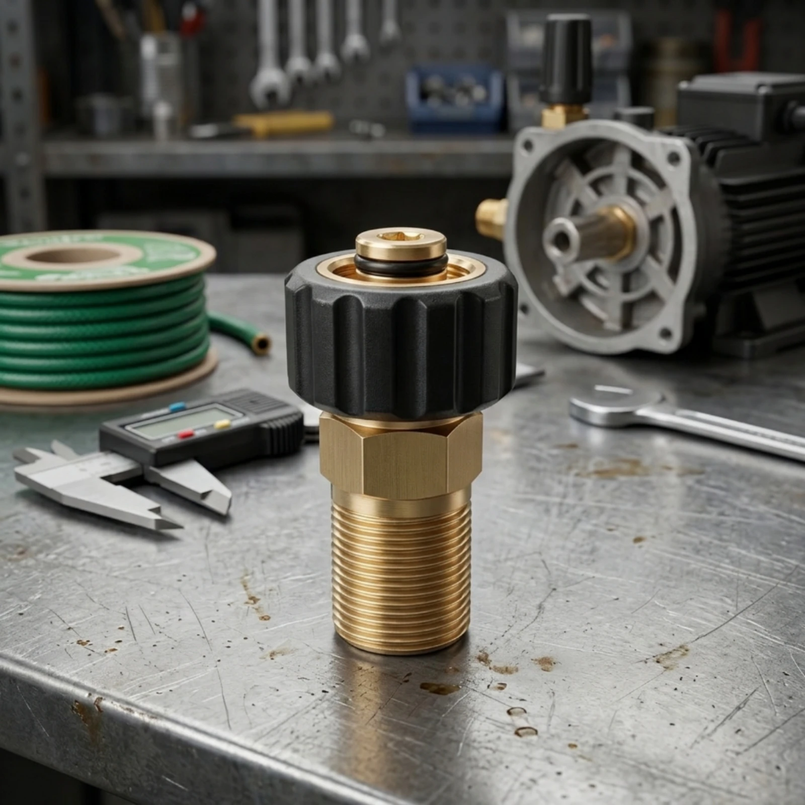 Pressure Washer Swivel Adapter Compact Pressure Washer Connector with Swivel Sturdy Quick Connect for Car Washing